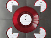 DIT-055: A Blood Red Prayer EP by Mzylkypop 7" "blood red" lathe-cut photo 