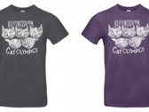 Cat Olympics t-shirt - Radiant Purple photo 