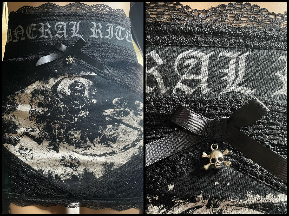 Funeral Rites Garter Skirt and Top Set Size Medium One of a Kind