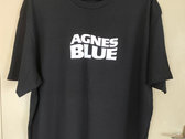 Agnes Blue - White Logo / Black T-shirt photo 