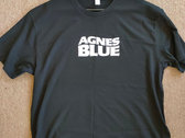 Agnes Blue - White Logo / Black T-shirt photo 