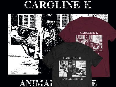 Caroline K ‎– Now Wait For Last Year T-Shirt (Black / Bordeaux) main photo