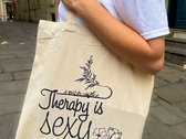 'Therapy is Sexy' Tote Bag photo 