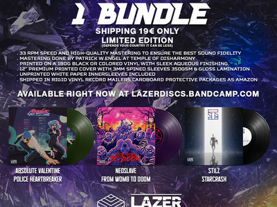 3 Vinyl Bundle: Absolute Valentine - Police Heartbreaker