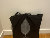 Black Organic cotton tote bag photo 