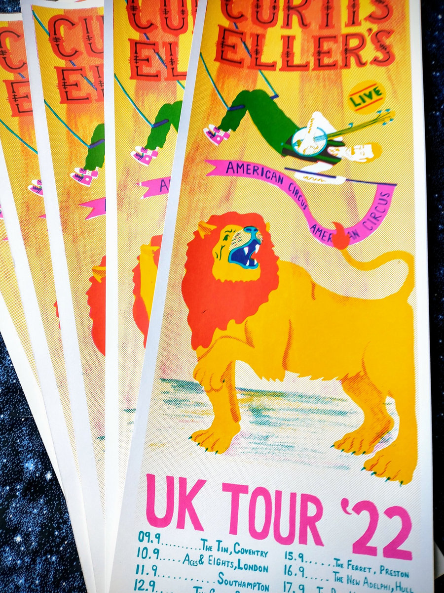 UK Tour Poster (2022) Curtis Eller