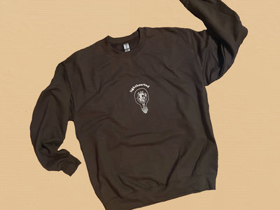 lighthearted crewneck sweatshirt (dark brown) main photo