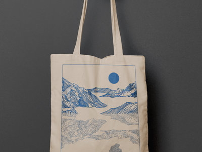 Organic Cotton Tote Bag (Moon Theme) main photo