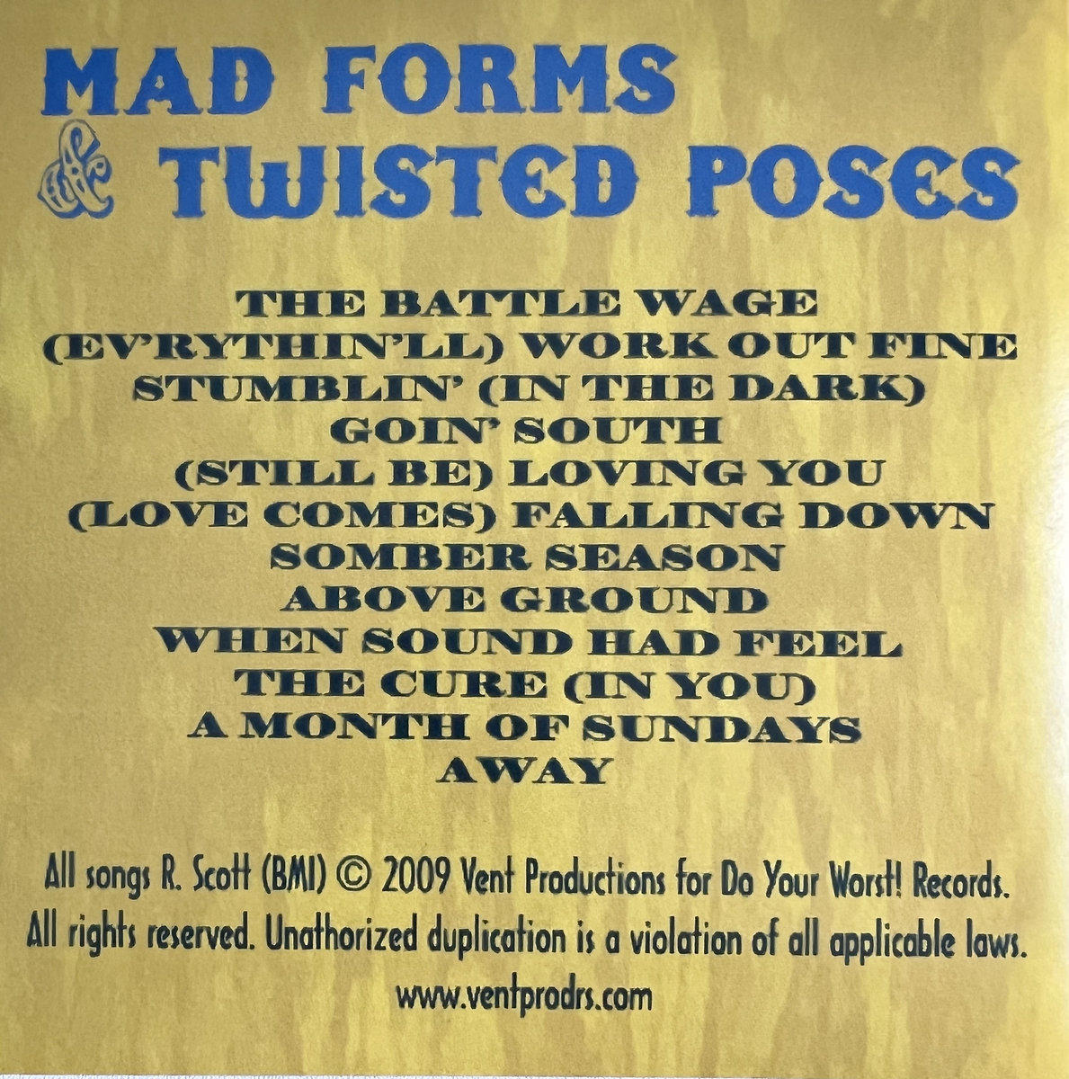 Mad Forms & Twisted Poses | R. Scott