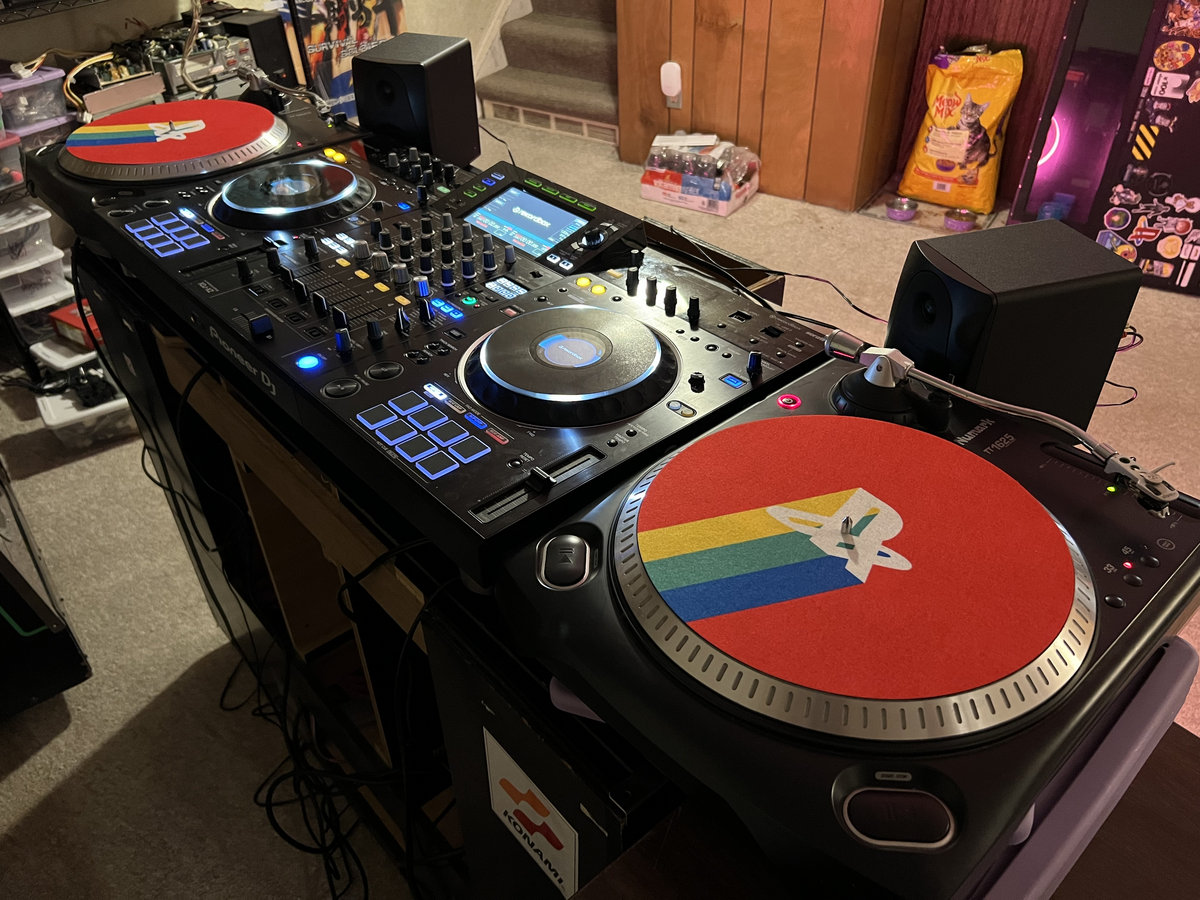 DJ機材 Listening Party Slipmat & Postcard 3Set DJ Turntable