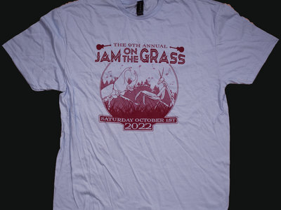 9th Annual Jam on the Grass Shirt (Light Blue w/ Red Design) main photo