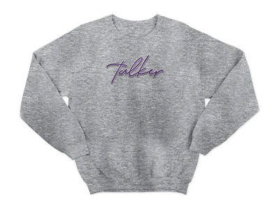 talker Embroidered Crew Neck main photo