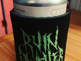 Ruin Dweller "Logo" Toxic Green on Black Double-Sided Can Coozie photo 