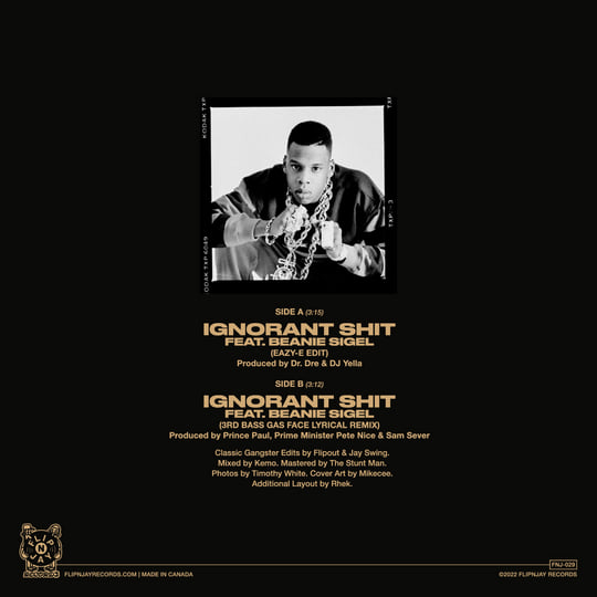 Ignorant Shit (FNJ-029) | Classic Gangster by Flipout & Jay