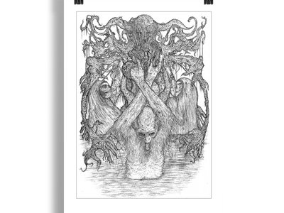 VON - Dark Gods: Architects of Death (Illustrated Sketch Giclée) main photo