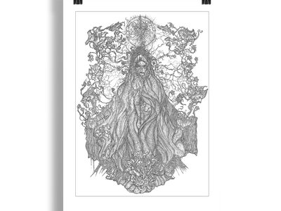 VON - Dark Gods: Black Lotus (Illustrated Sketch Giclée) main photo