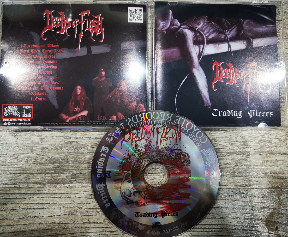 DEEDS OF FLESH Trading Pieces CD | coyoterecords