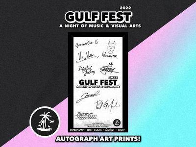 Autograph Art Print | Black & White | GULF FEST 2022 main photo