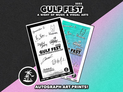 Autograph Art Print | Bundle | GULF FEST 2022 main photo