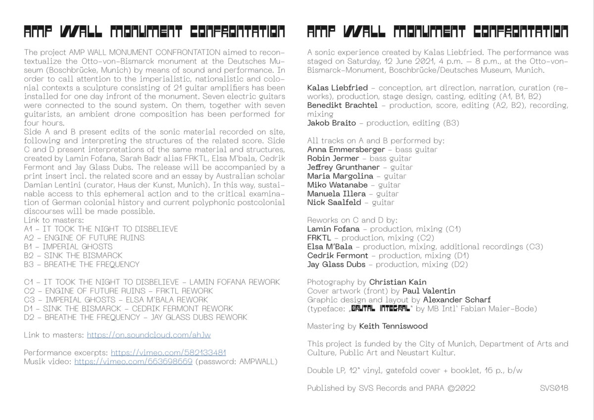 B2 Sink The Bismarck Kalas Liebfried SVS Records