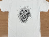 Spine Skull T-Shirt - white photo 
