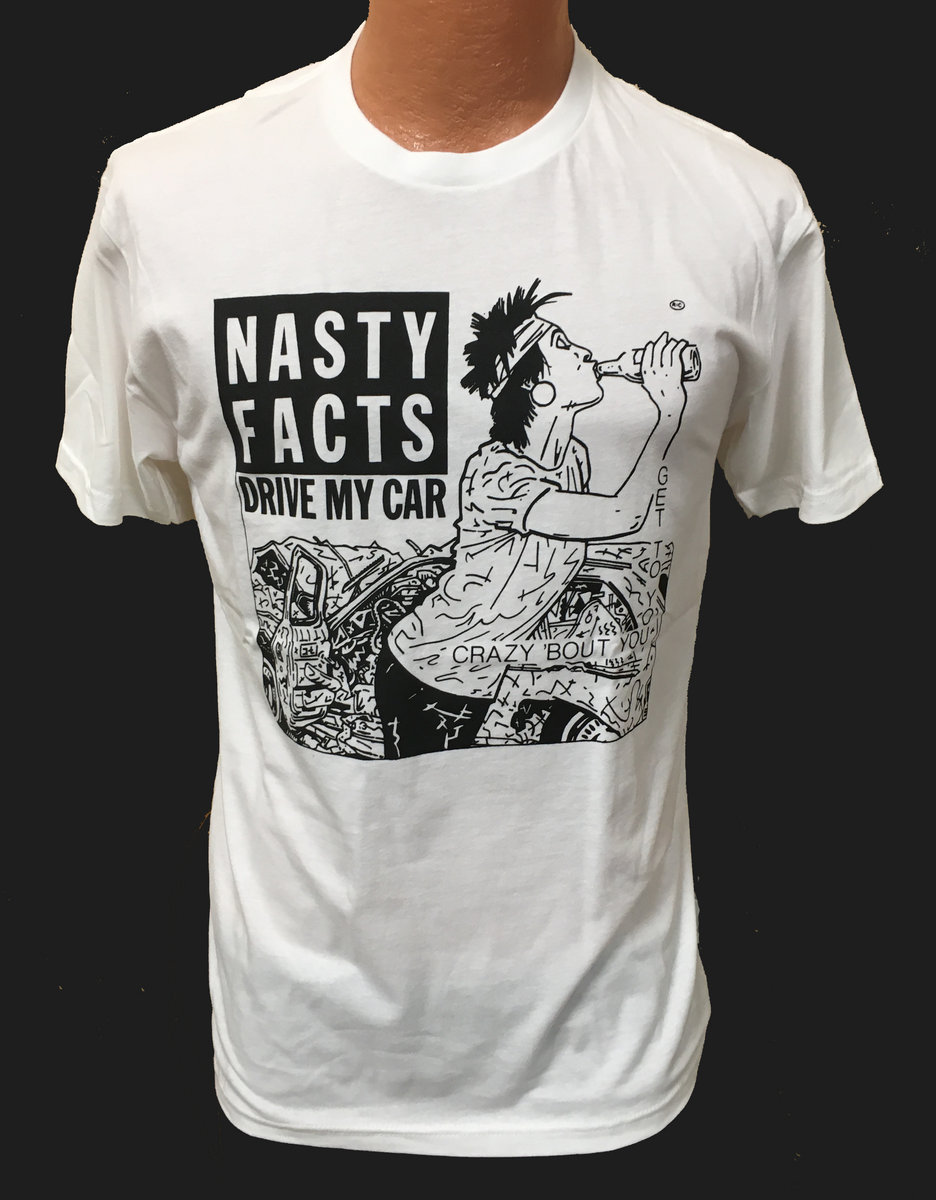 Drive My Car T Shirt - White | Nastyfacts