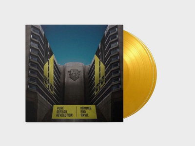 "Hammer and Anvil" 2LP on yellow vinyl w. etched D-side main photo
