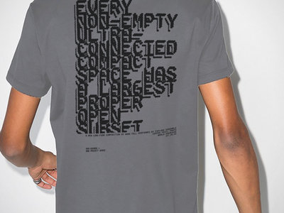 Every non-empty ultra-connected compact space has a largest proper open subset - T-shirt main photo
