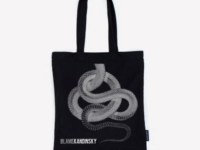 Snake tote bag black main photo
