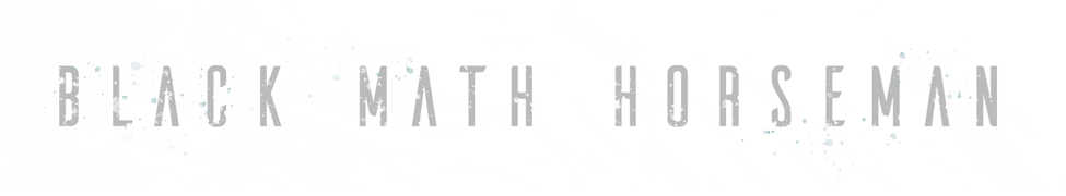 Black Math Horseman — Photo