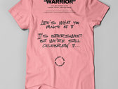 Warrior + Holiday Club T Shirt (Pink Lemonade Edition) photo 