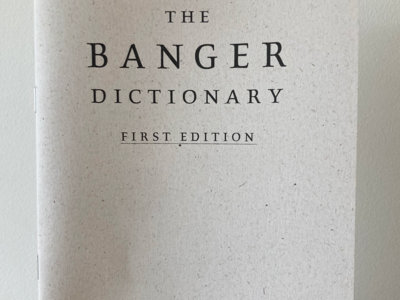 The Banger Dictionary - first edition main photo