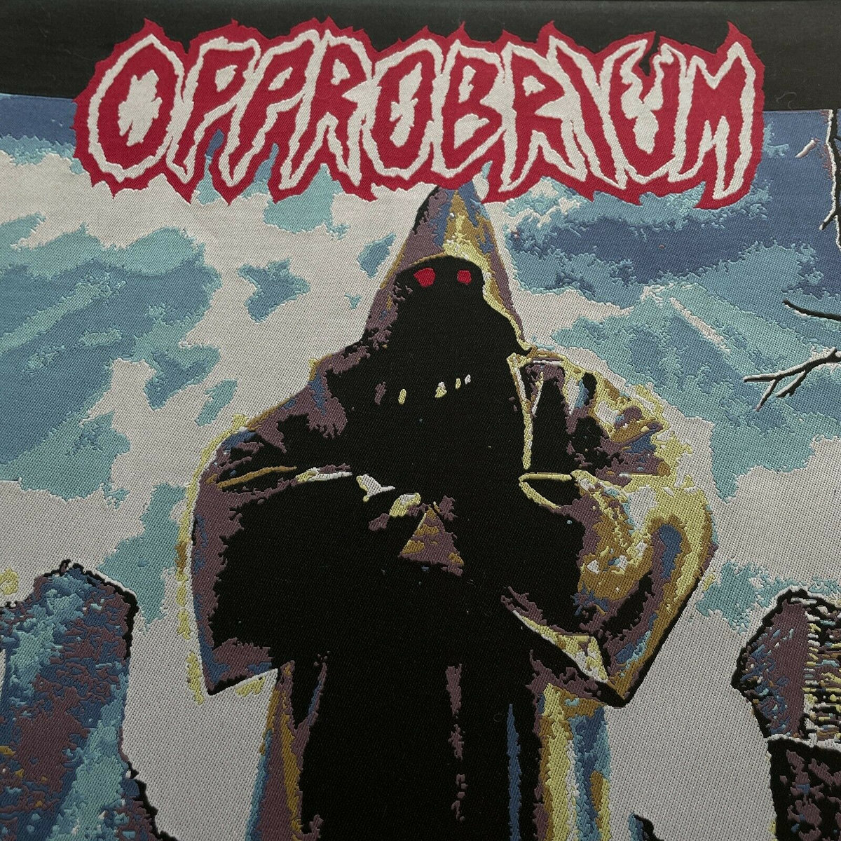 Opprobrium - 'Beyond The Unknown' Official Woven Backpatch (BLACK