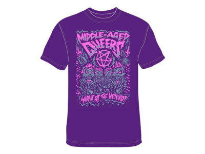 Shout At The Hetero - T-Shirt (Purple) main photo