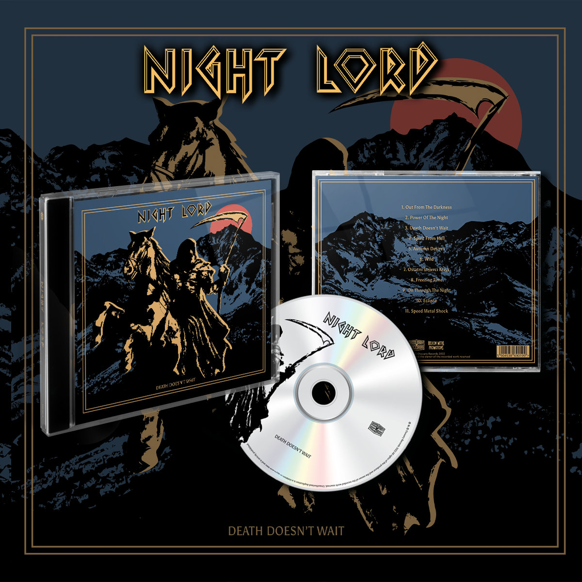 [希少！]Night Spit Death Pain ［CD+DVD］ Death Doesn't Wait | Night Lord | Ossuary Records