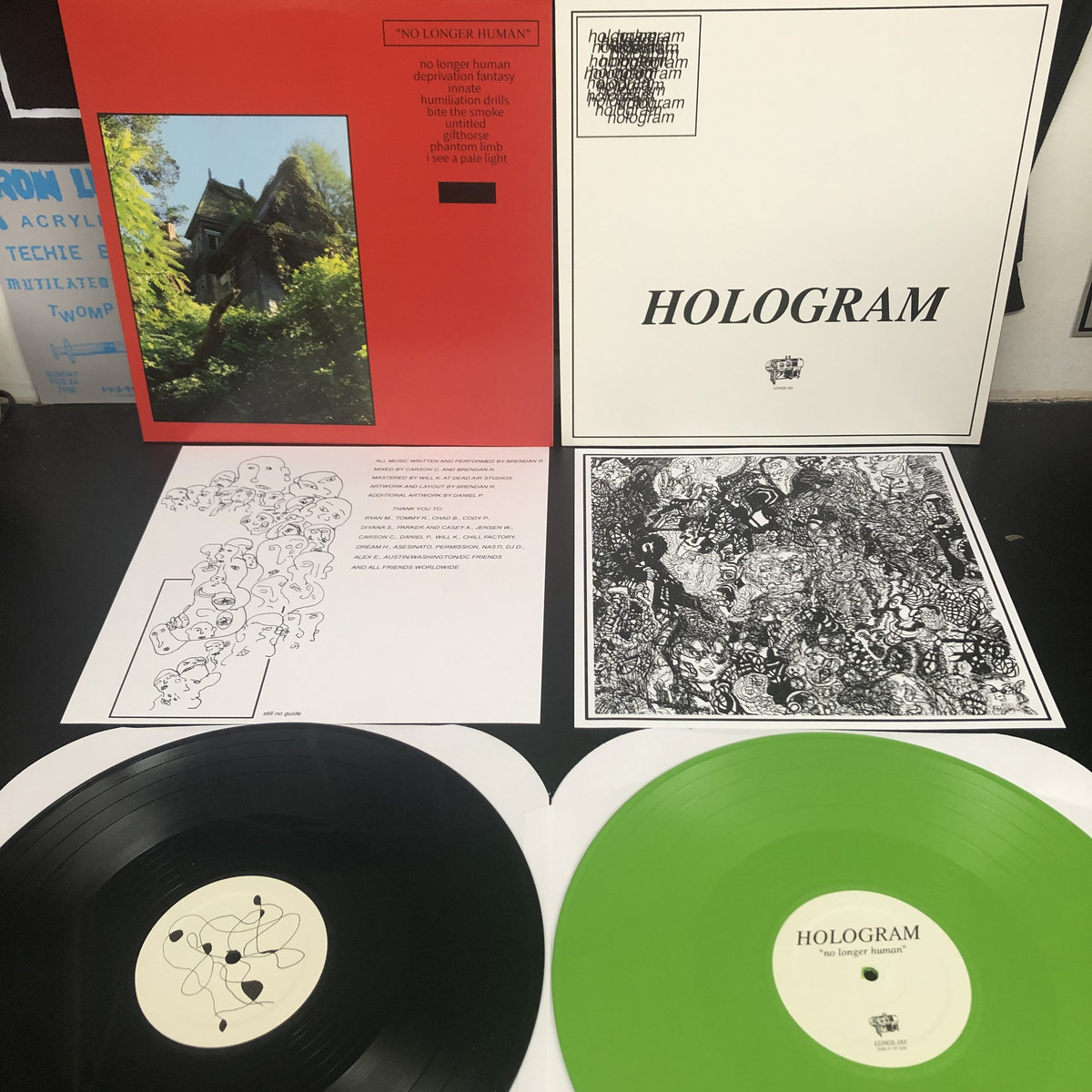 No Longer Human (LUNGS-183) | HOLOGRAM | IRON LUNG Records