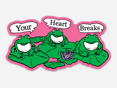 3 Frogs Sticker main photo