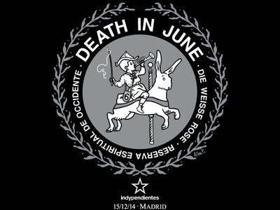 Poster A3, Death in June + Die Weisse Rose + Reserva Espiritual de Occidente. 2014 main photo