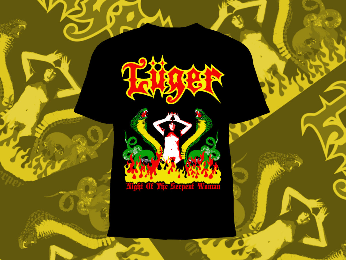T Shirt Visage dans serpent | Éric Lapointe