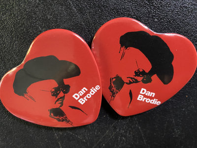 "Cowboy Dan"  - Fan Club Heart Shaped Badges (Large) main photo