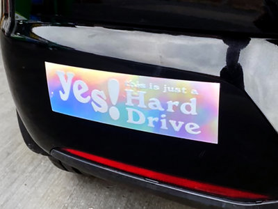 Yes! Hard Drive Bumper Sticker | Cassandra Jenkins