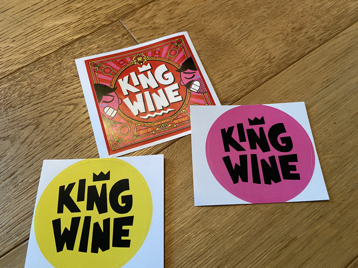 King Wine Logo Sticker Bundle King Wine