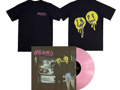 Surf Rock is Dead - First Edition "drama" EP Vinyl & Limited Run "Melting Faces" T-Shirt Bundle main photo