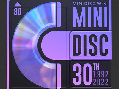 MiniDisc Wiki 30th Anniversary Blank MiniDisc main photo