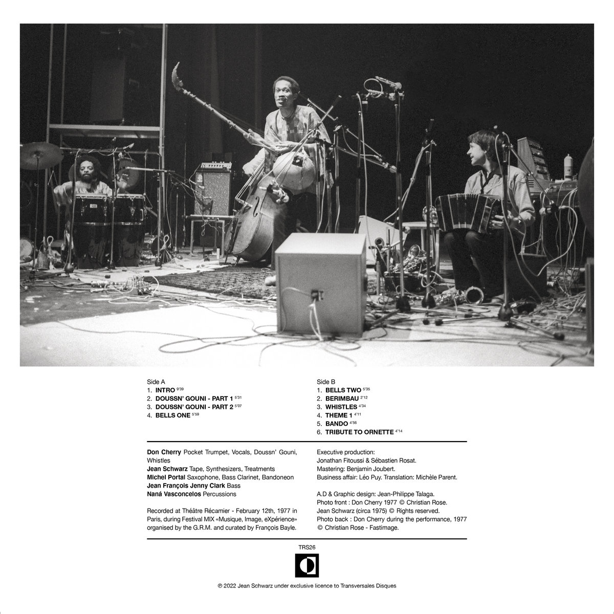 Roundtrip - Live at Théatre Récamier - Paris 1977 (LP)/DON CHERRY