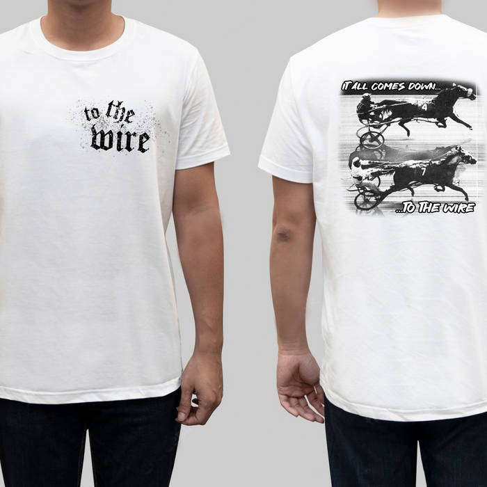 T-Shirt "Horses" (white/black)
