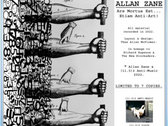Allan Zane – 'Ars Mortua Est - Etiam Anti-Art!' pro-CDr ltd. to 7!!! photo 