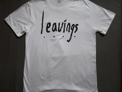 White 'Leavings' logo T-shirt main photo