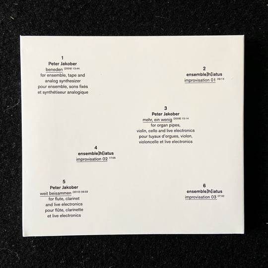 その他 The Sacred Test [CD] Peter Jakober / ensemble]h[iatus | ensemble]h[iatus