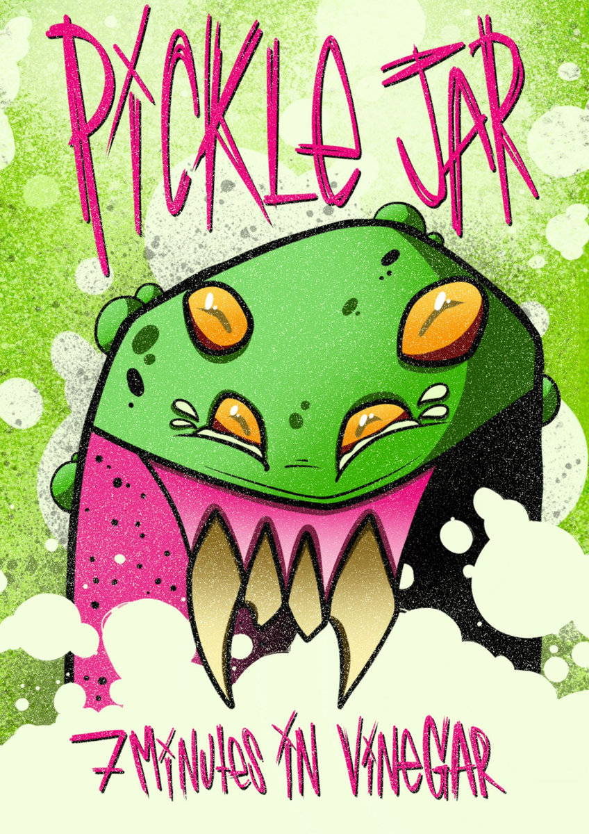 7 Minutes In Vinegar (A Sour Experience) Pickle Jar